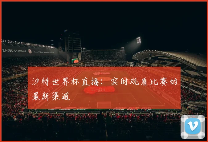 沙特世界杯直播：实时观看比赛的最新渠道